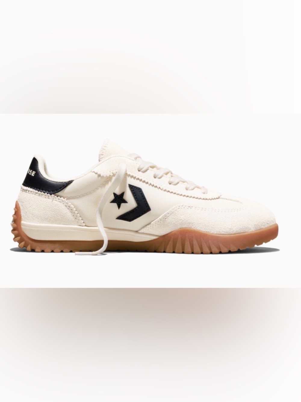 NEW Women’s 8/Men’s 6.5 Converse Run Star Trainer White Sneakers Egret/Black